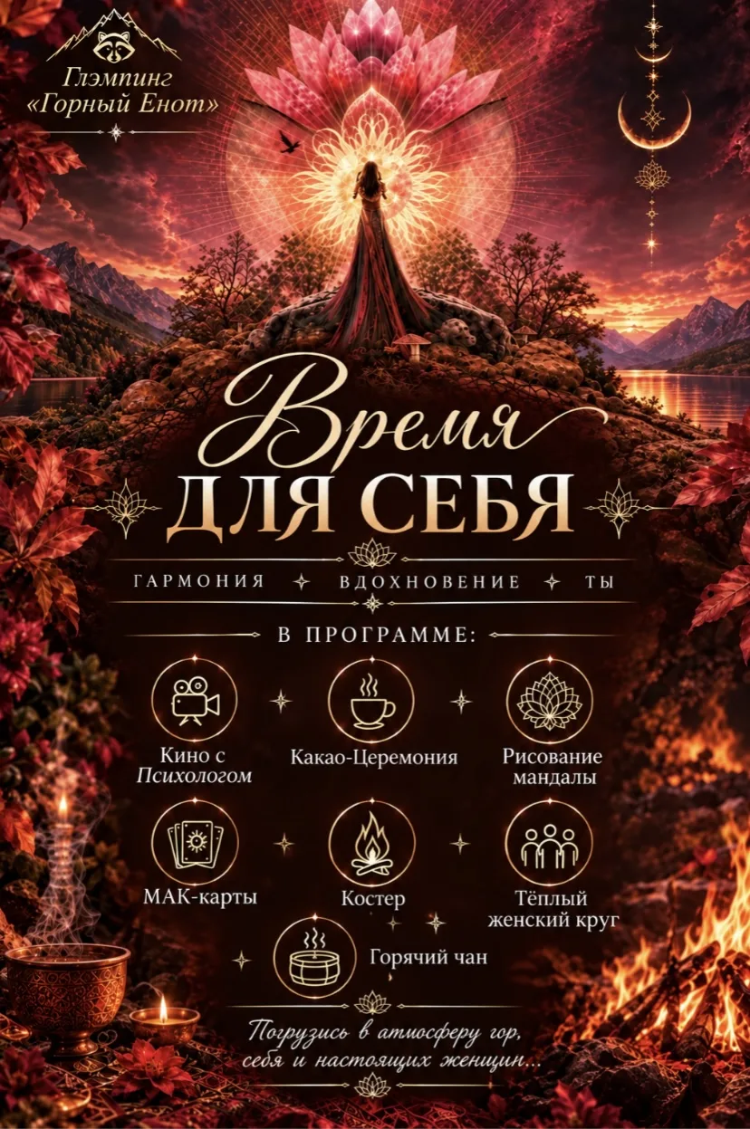 ✨ Женский ретрит «Время для себя»