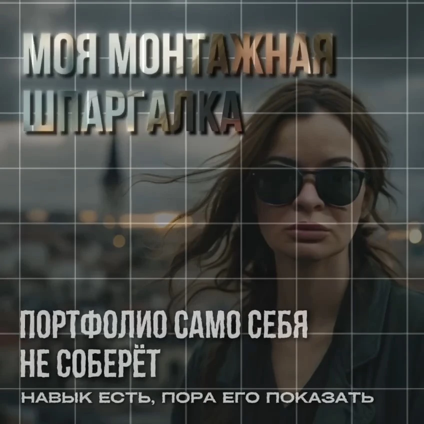 Как сделать портфолио начинающему монтажёру