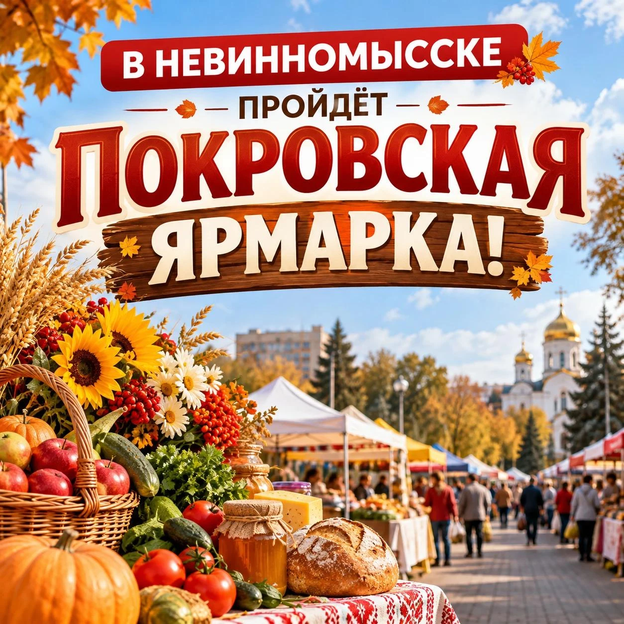 НЕВИННОМЫССК, НАПОМИНАЕМ! ПОКРОВСКАЯ ЯРМАРКА ПРОХОДИТ УЖЕ СЕГОДНЯ!