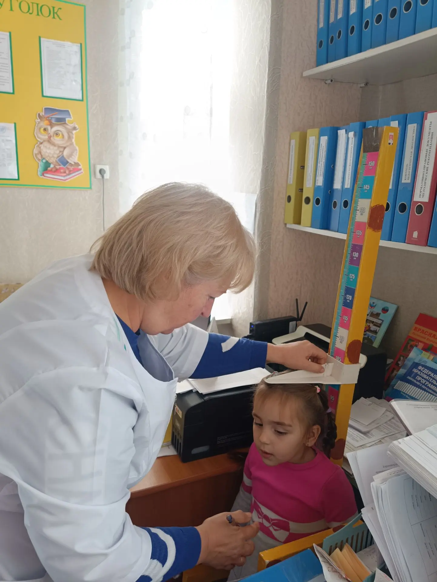 В нашем детском саду провели антропометрию — плановое измерение роста и веса воспитанни...