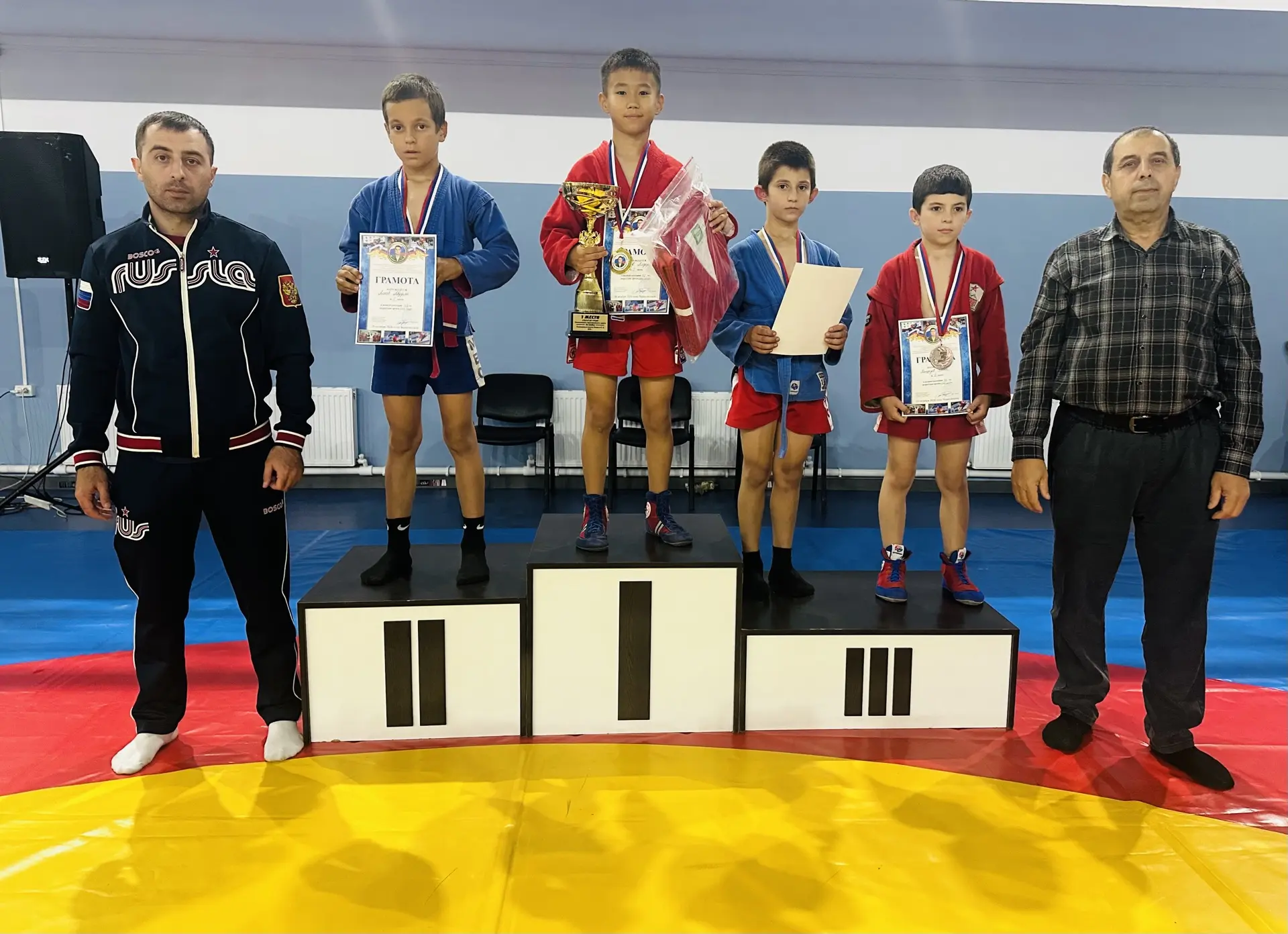 🥋 10 октября прошёл открытый турнир по самбо памяти участника СВО Омарова Юсупа Амирал...