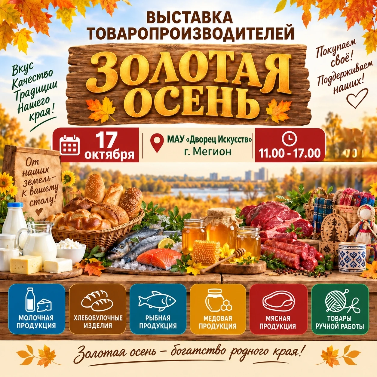 🍁Нижневартовская ТПП приглашает товаропроизводителей и мастеров ручной работы принять ...