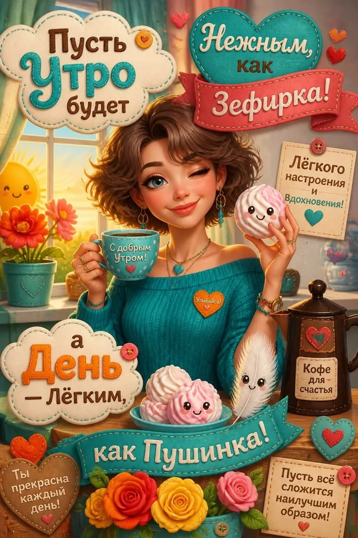 Девочки, утро доброе! ☕🍁