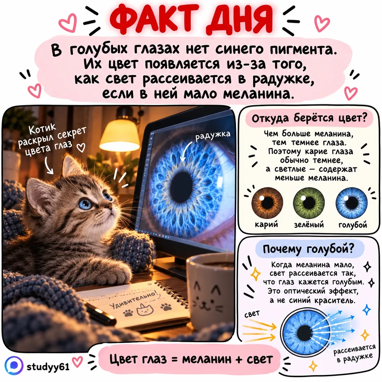 ФАКТ ДНЯ ОТ КОТЯТ 🙀🔥
