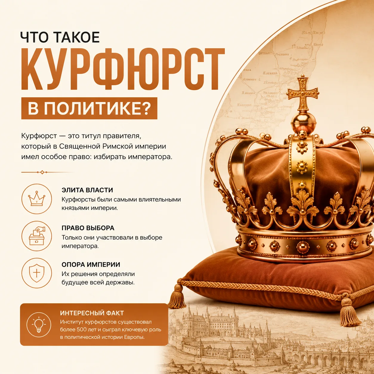 Курфюрст: значение термина в политической истории