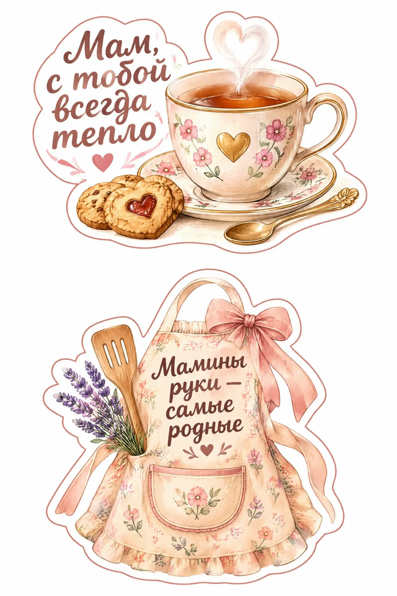 Нежные облачка ко Дню матери для педагогов 💗