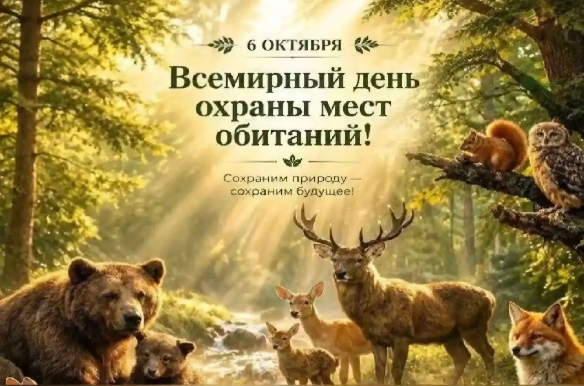 Всемирный день охраны мест обитания🌎🏡