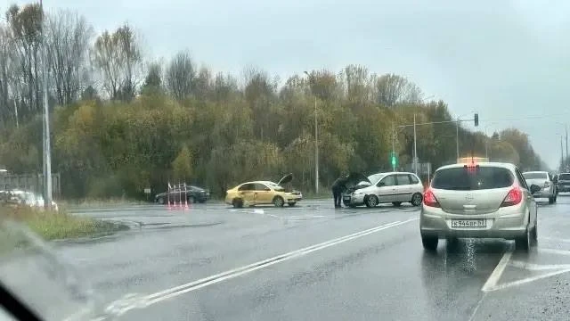ДТП на перекрестке Новая Мельница-Ермолино