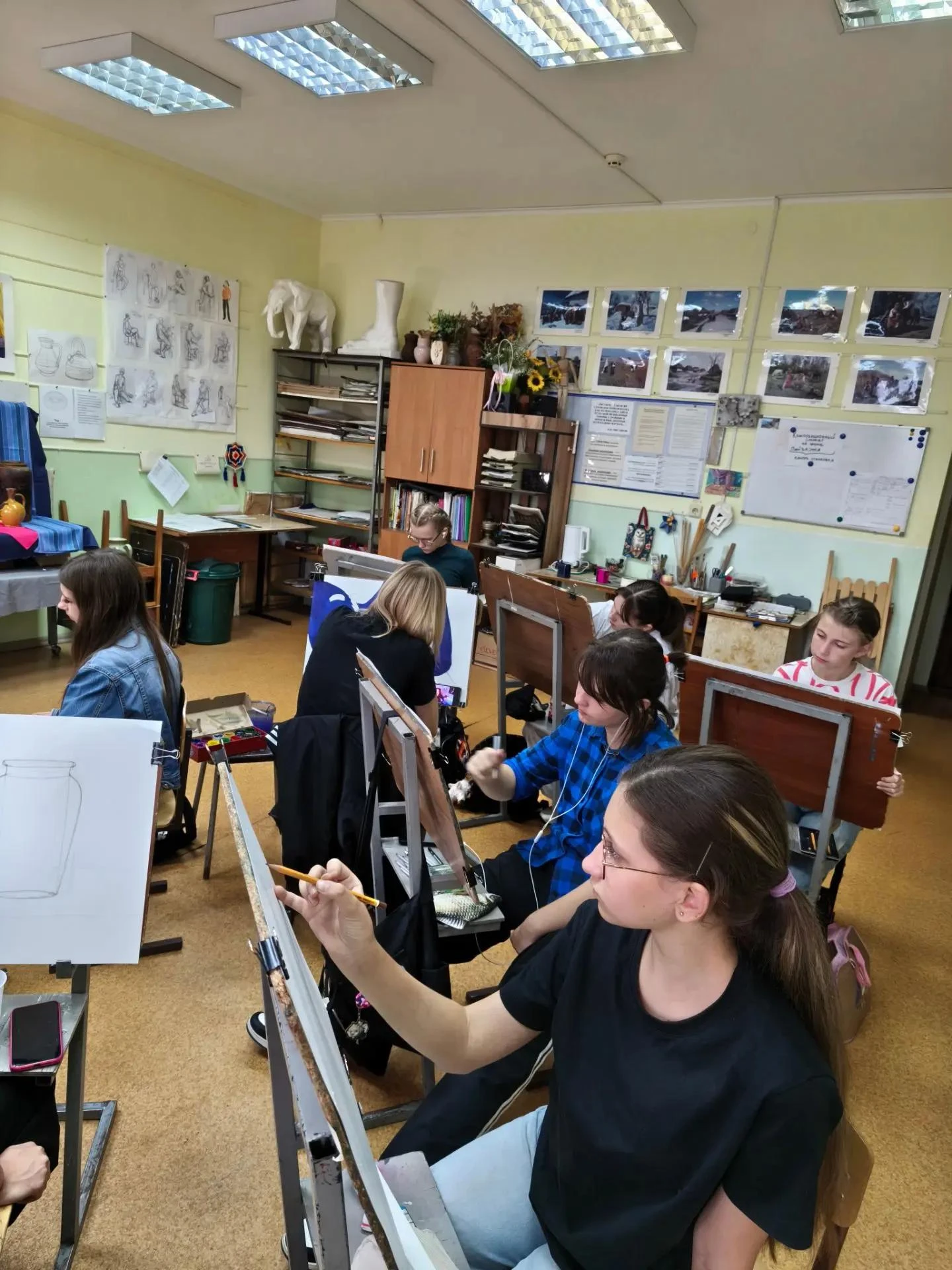 Живопись в  3Б классе