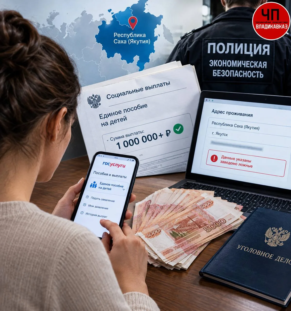 💸 Во Владикавказе возбуждено уголовное дело о хищении более 1 млн рублей при получении...