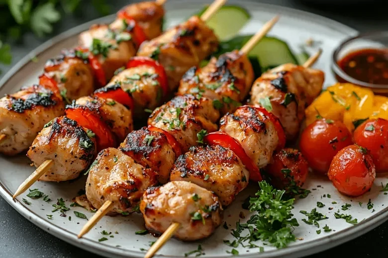 КУРИНЫЕ ШАШЛЫЧКИ В ДУХОВКЕ
