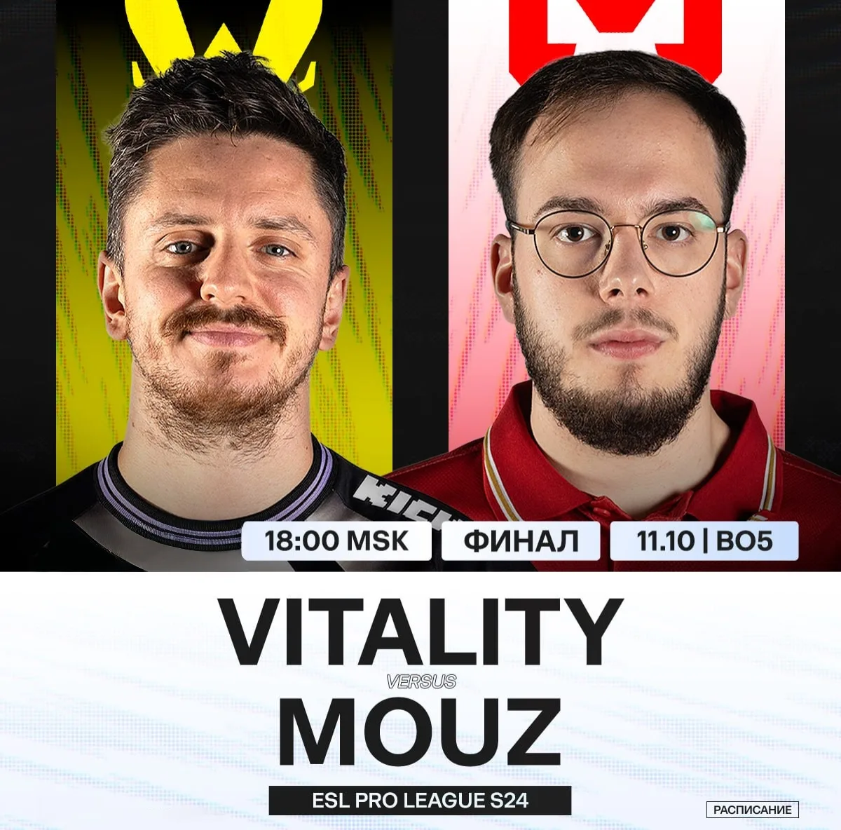 🇪🇺 Vitality vs. 🇪🇺 MOUZ — кто заберёт EPL S24?