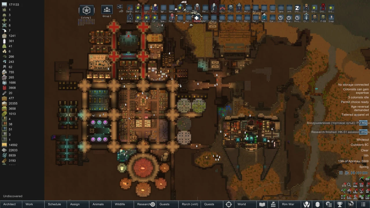 RimWorld переезжает с Unity на свой движок Waylith