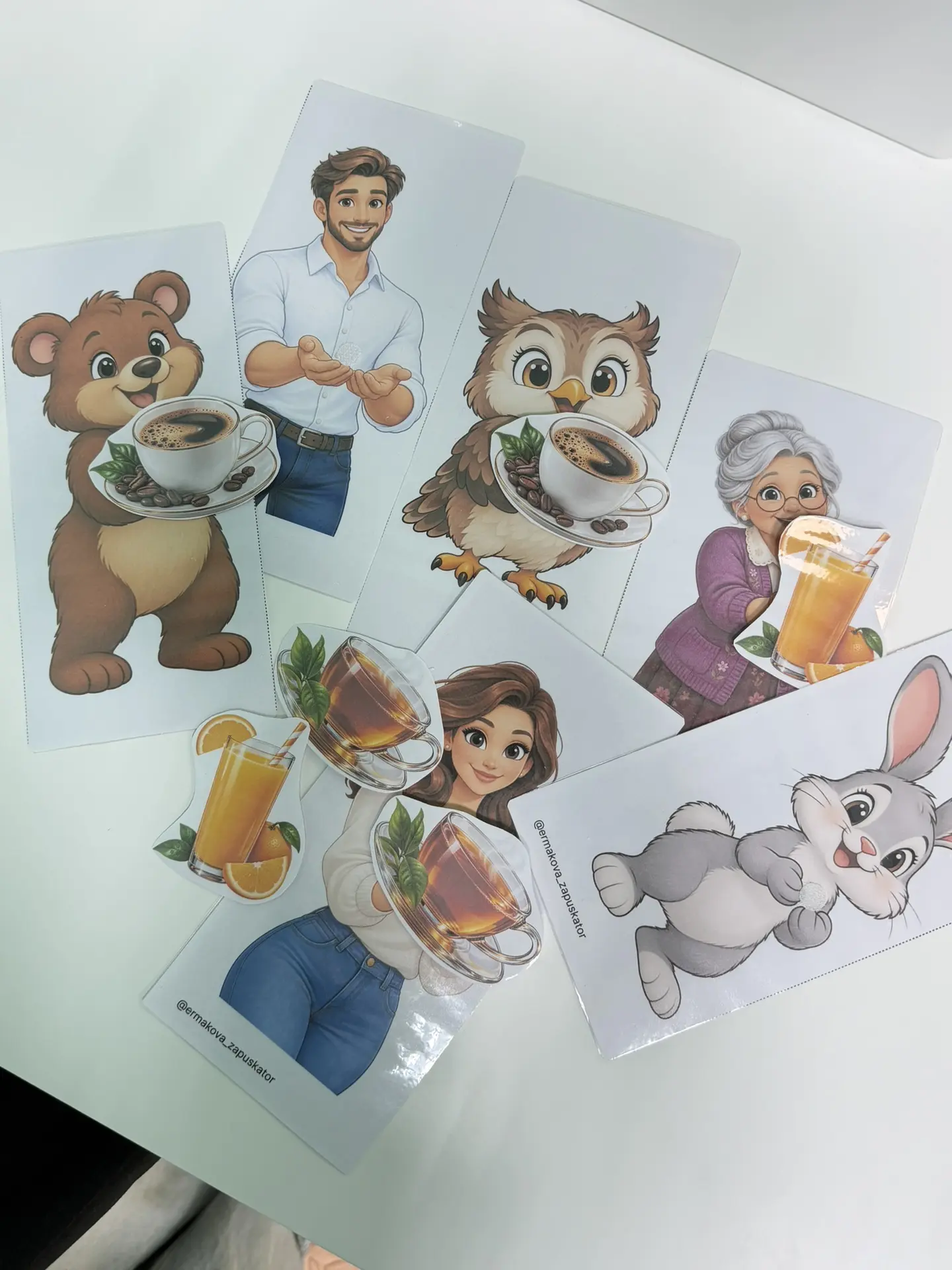 Игра на липучках «Дай — пей» 🧃☕️