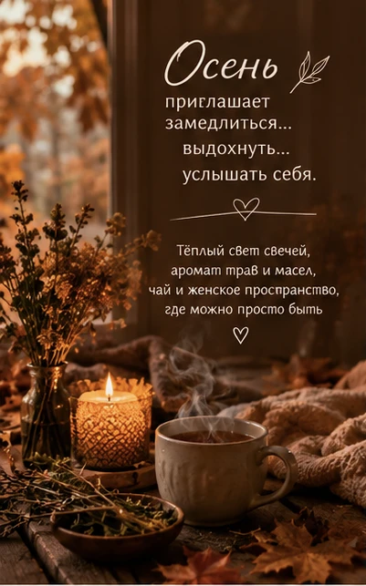 ЖЕНСКИЙ КРУГ «ВЕЧЕР ДЛЯ ДУШИ» 💫