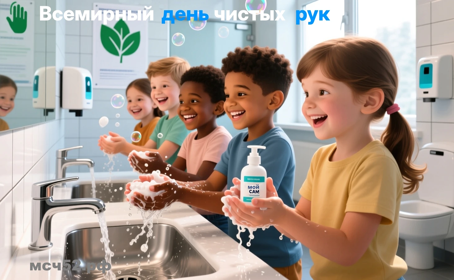 15 октября — Всемирный день чистых рук 💧