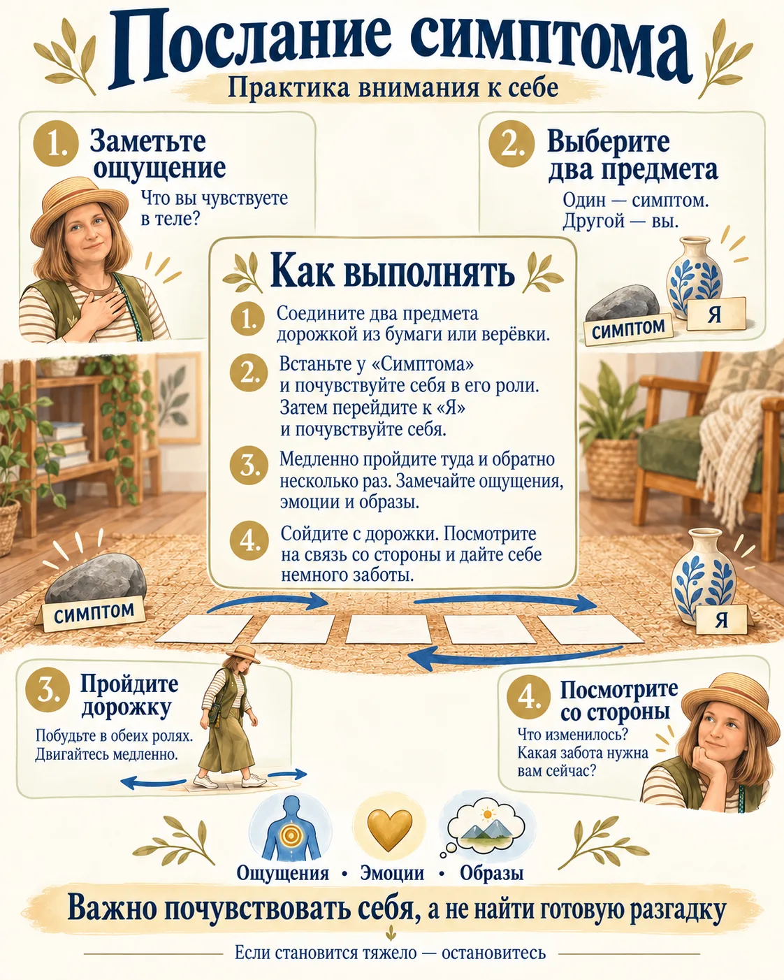 ✨ Упражнение «Послание симптома».