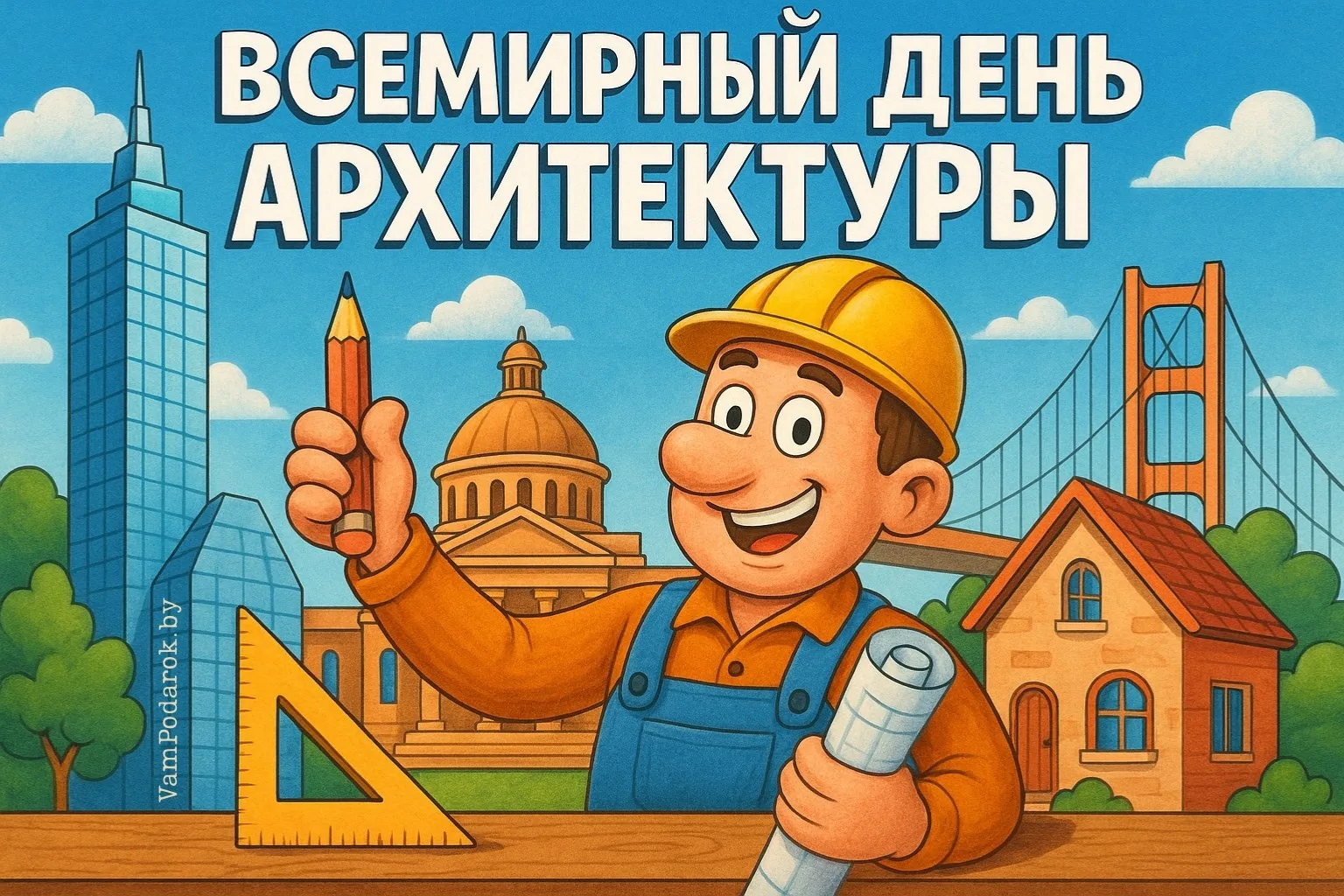 🎉 Сегодня, 5 октября, — Всемирный день архитектуры! 🎉