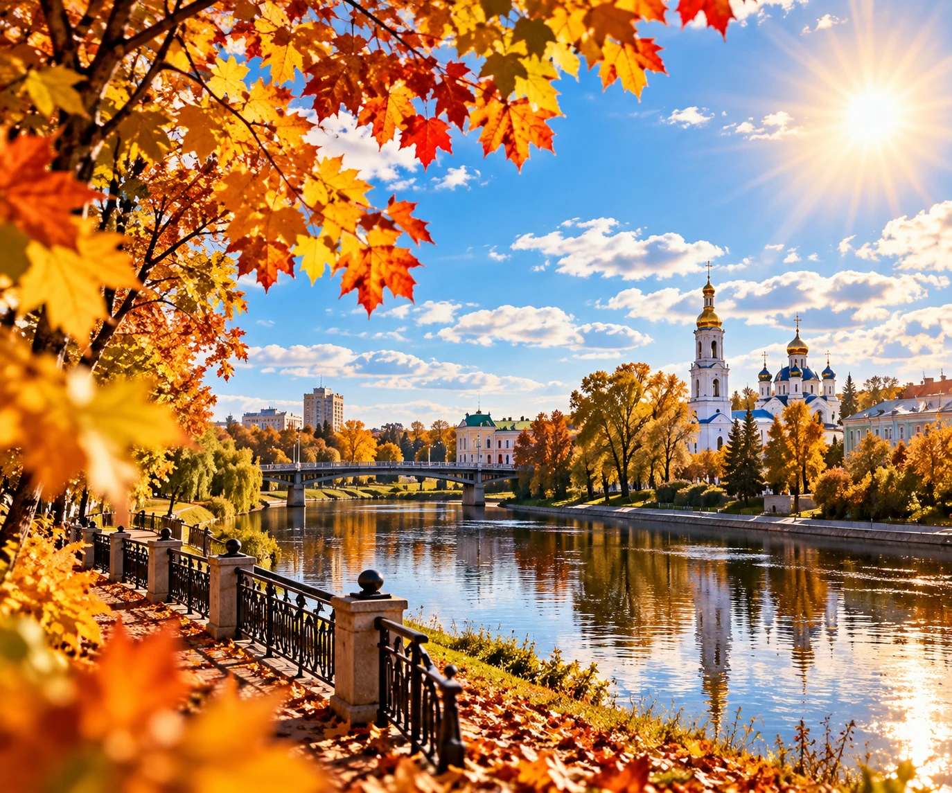 ☀️ Осень радует теплом: 11 октября воздух прогреется до +20°C!
