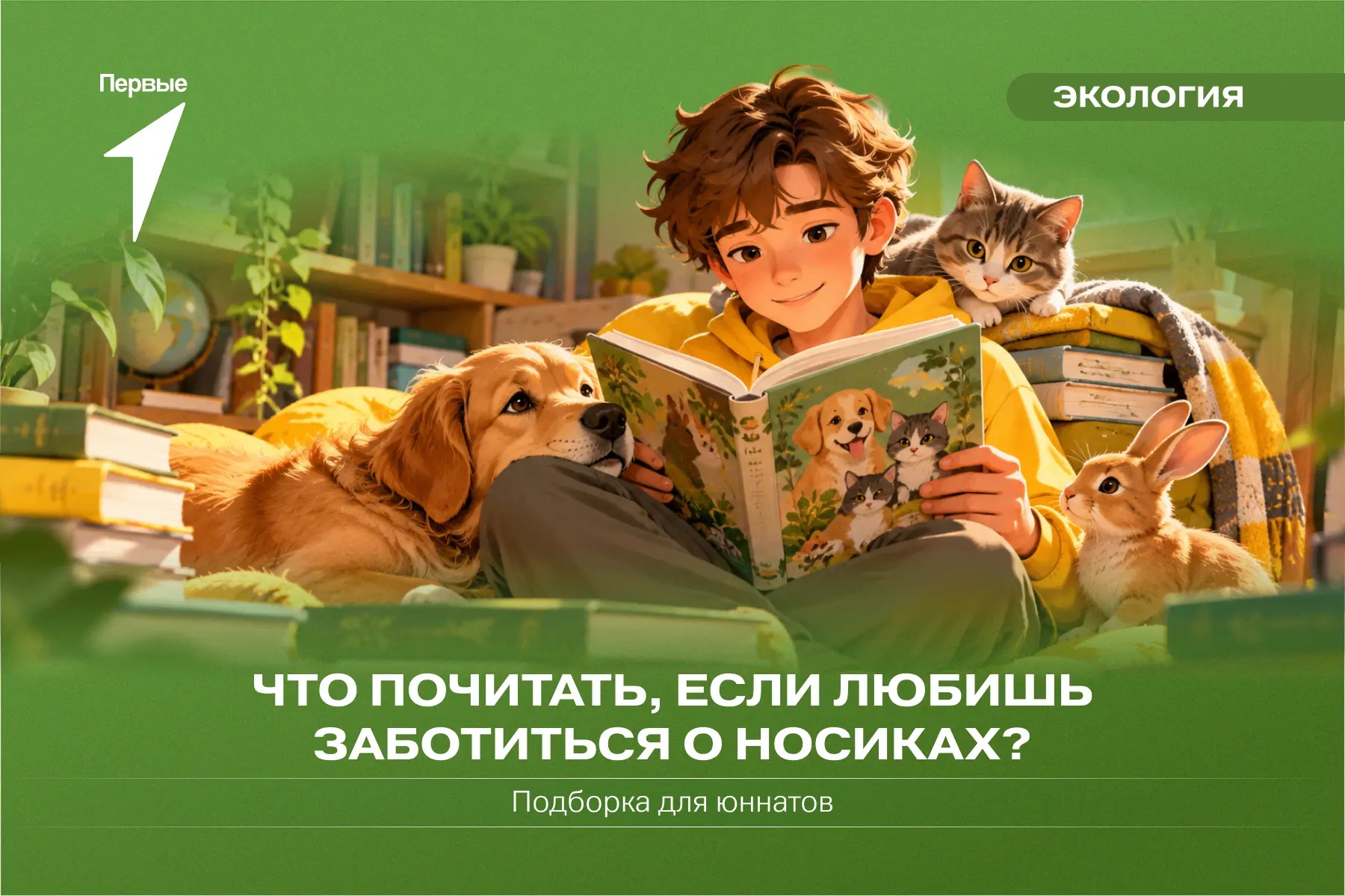 📚 Любишь животных? Тогда лови нашу подборку!