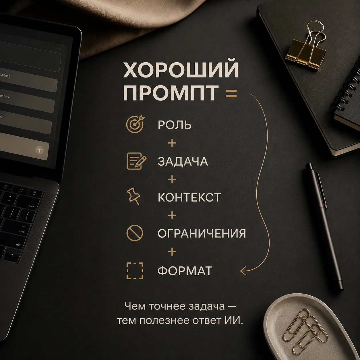 🤖 ЕСЛИ ВЫ ДУМАЕТЕ, ЧТО «НЕ УМЕЕТЕ РАБОТАТЬ С НЕЙРОСЕТЯМИ» — НАЧНИТЕ С ЭТОЙ ФОРМУЛЫ