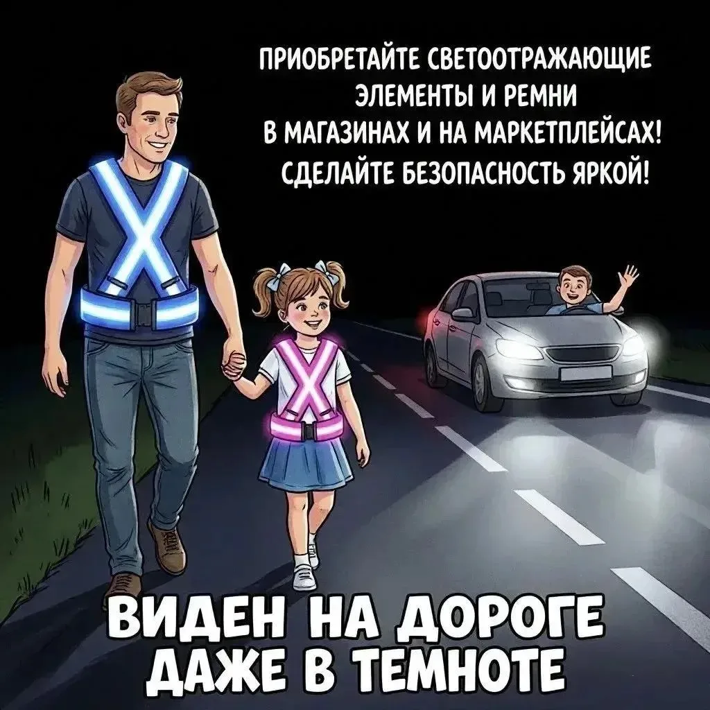 🦺 Важно! Безопасность на дороге
