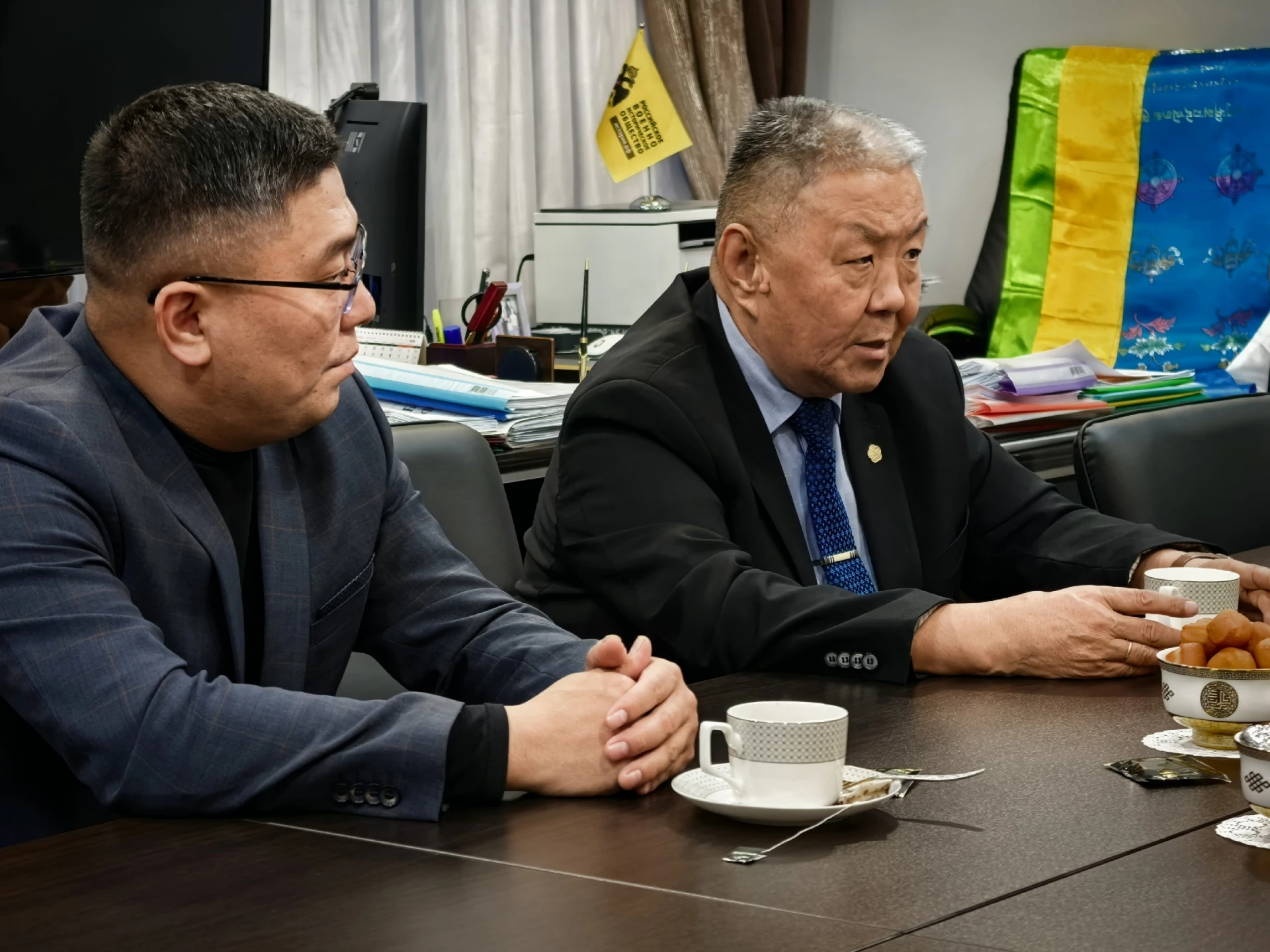 🤝Тува и Алтай намерены развивать культурное сотрудничество между национальными оркестрами