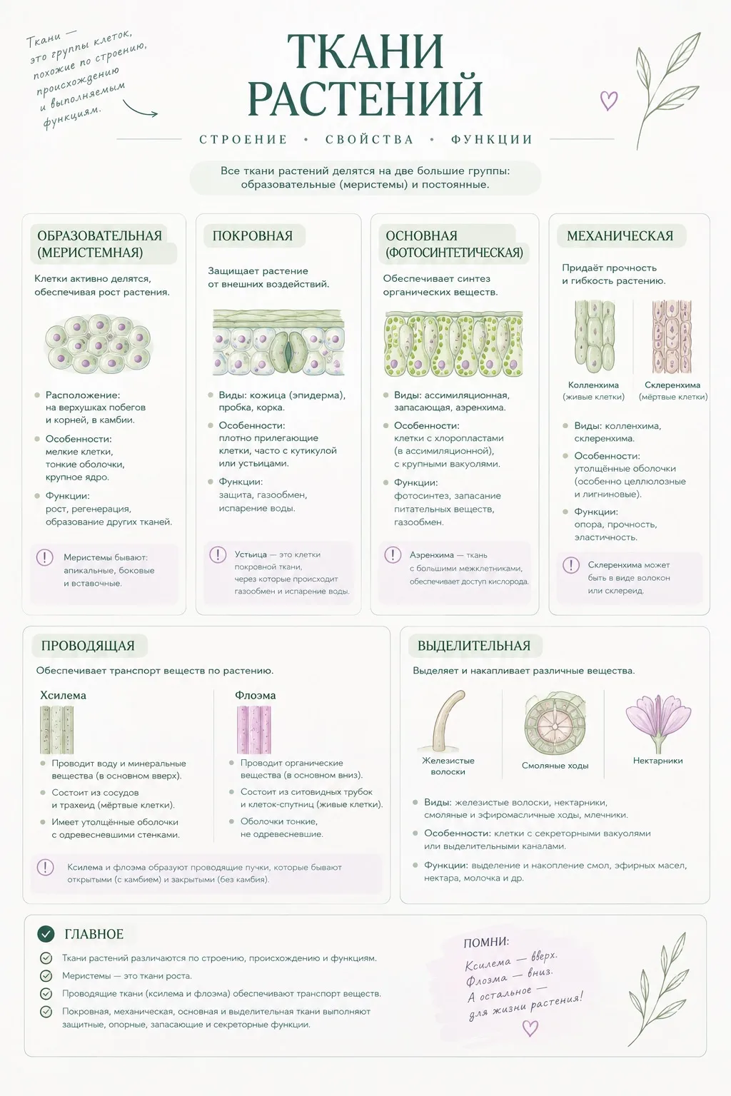 Растительные ткани💚