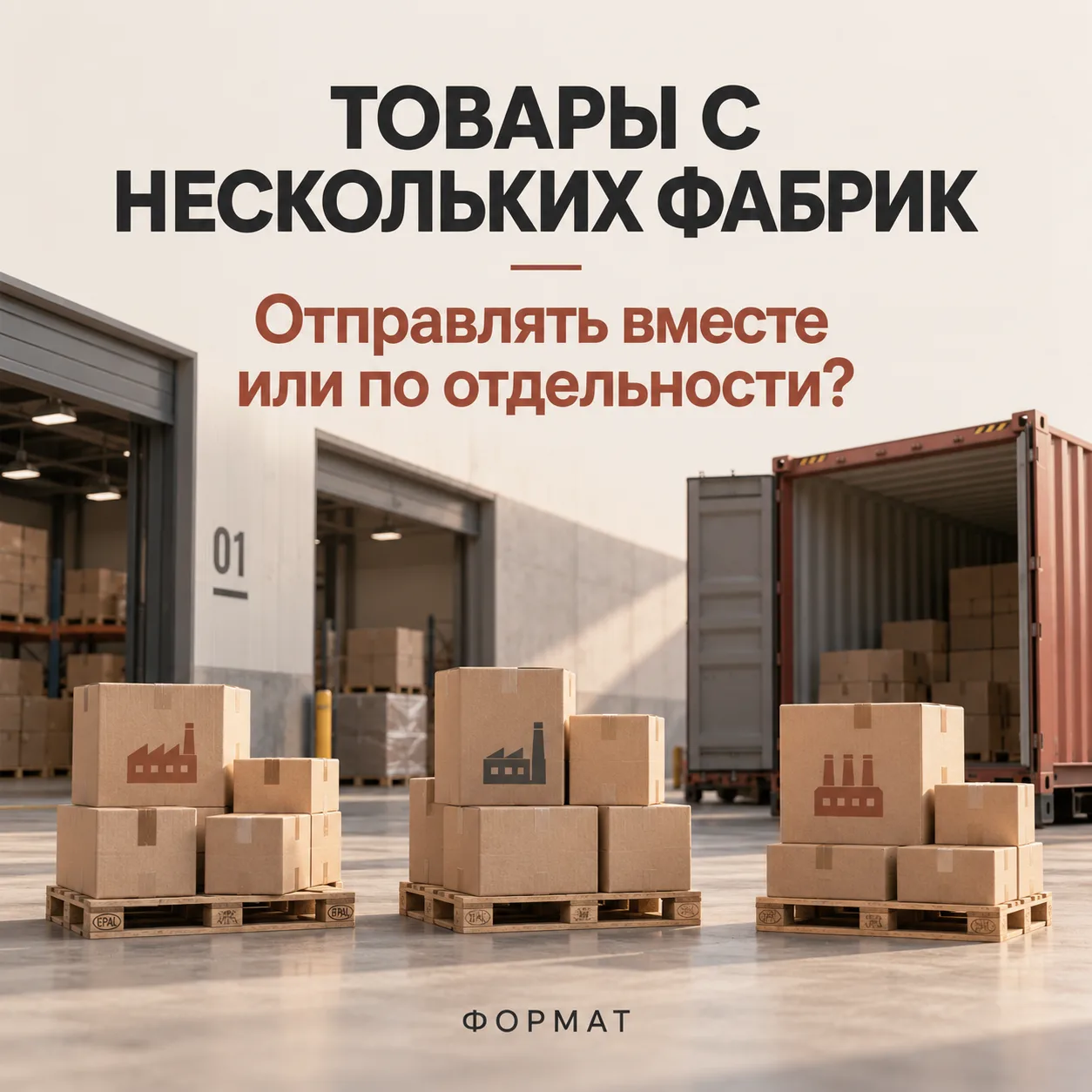 📦 Товары с нескольких фабрик: отправлять вместе или по отдельности?