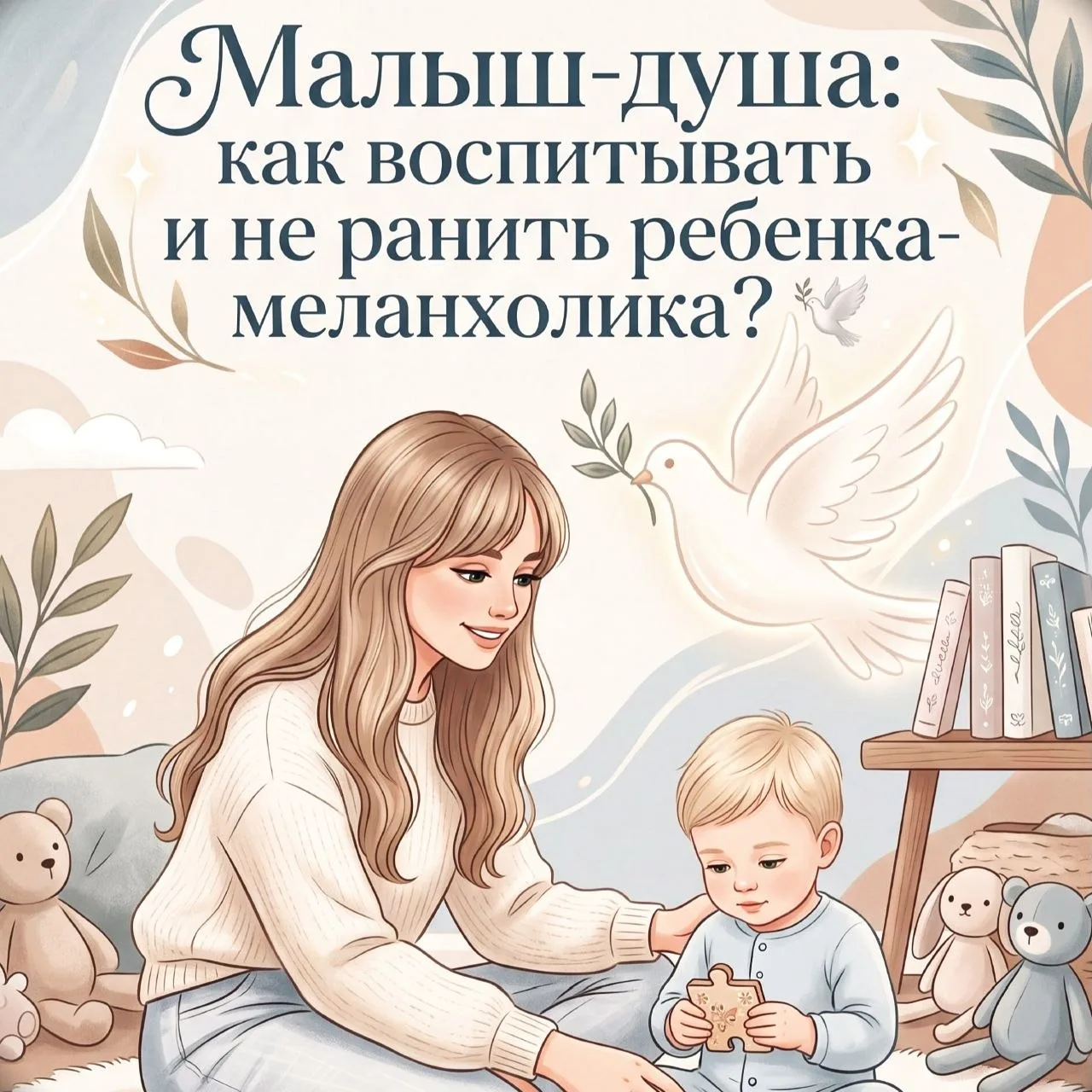 💚 Ребёнок-меланхолик: почему маме и папе бывает так сложно?