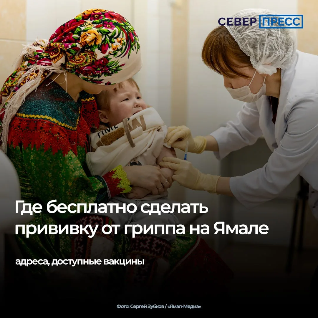 На Ямале продолжается кампания по вакцинации против гриппа. Первая партия препаратов по...