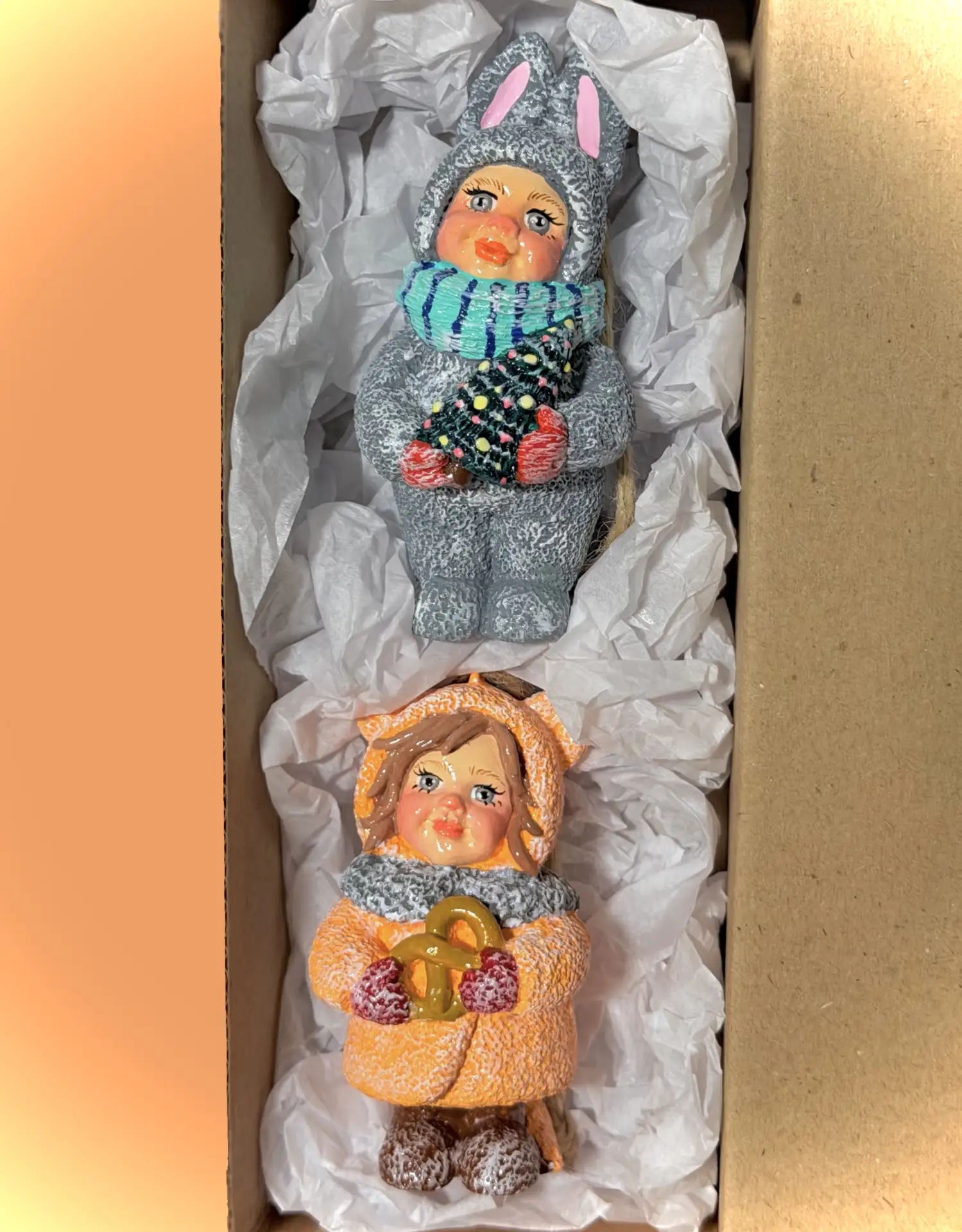 Набор «лисичка Алиса и мальчик зайчик»🎄✨