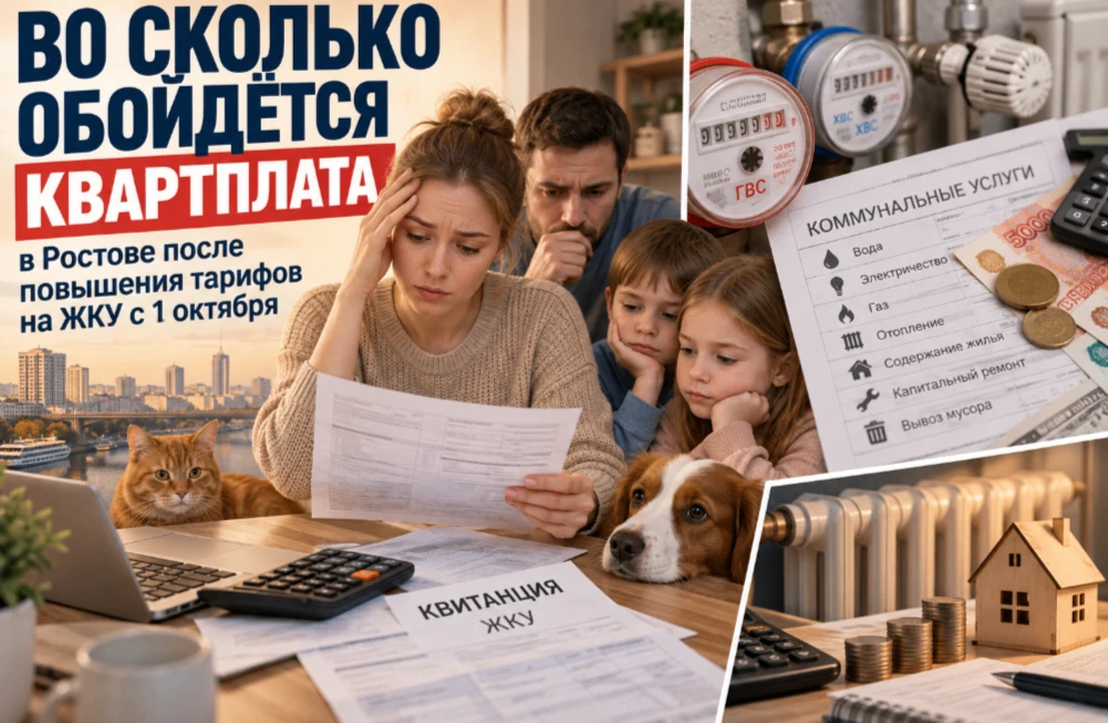 Во сколько обойдется квартплата в Ростове после повышения тарифов на ЖКУ с 1 октября