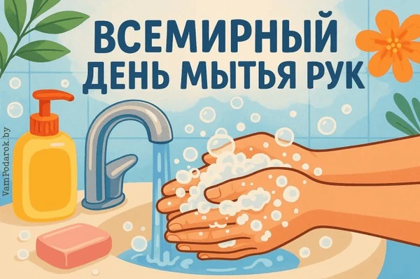 🗓 15 октября — Всемирный день мытья рук.