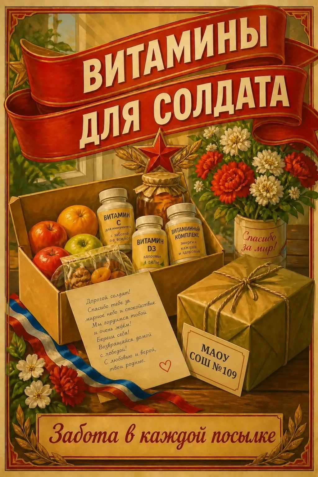 🍎 Акция «Витамины для солдат»🍎