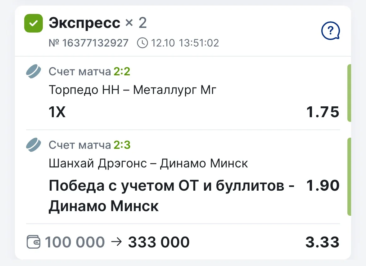 ✅✅✅ По платной основе также забираем победу с кф 3.33!