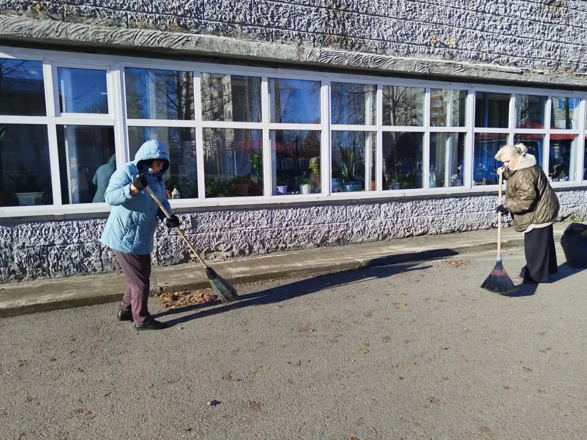 В Сумкино прошел субботник💞