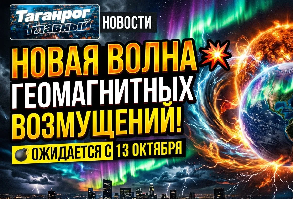 Новая волна геомагнитных возмущений ожидается с 13 октября