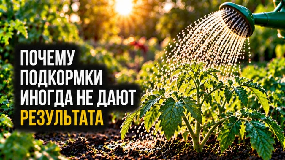 Почему подкормки иногда не дают результата