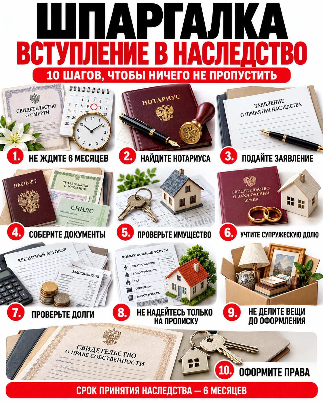 Создала вам мини-шпаргалку, чтобы ничего не забыть..