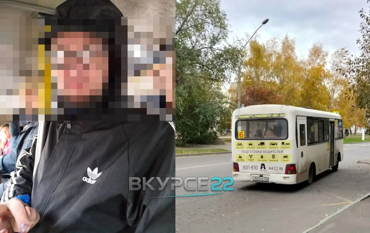 🤔 В Барнауле мужчина лапал ягодицы пассажирки в маршрутке № 6 и удалил в лицо