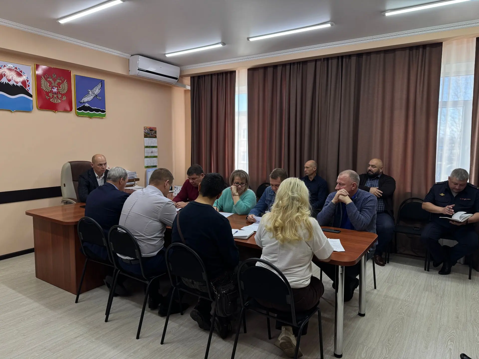 8 октября произведено оповещение, сбор и заседание Комиссии по предупреждению и ликвида...