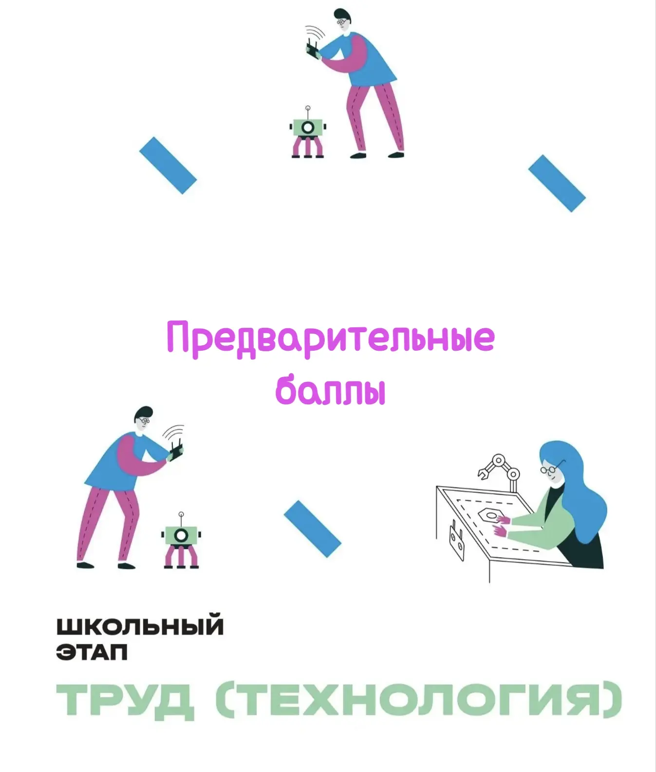 Дорогие участники школьного этапа Всероссийской олимпиады школьников по ТРУДУ (технолог...