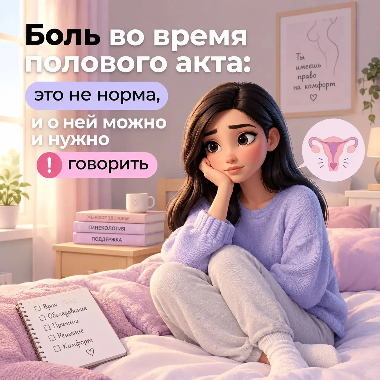 🔥 Боль во время полового акта: это не норма, и о ней можно и нужно (❗) говорить