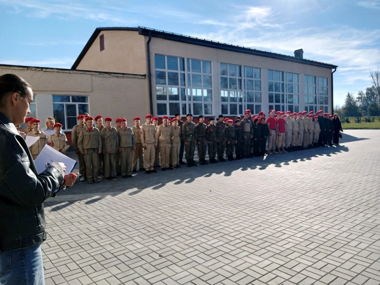 В Верхнелюбажской средней школе прошла районная военно-спортивная эстафета «Стальной ру...