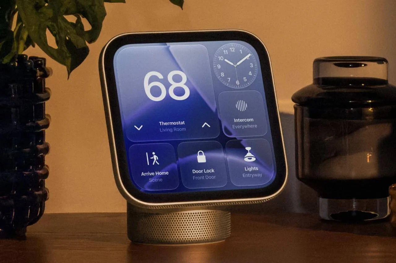 HomeView оснащён датчиками температуры и влажности