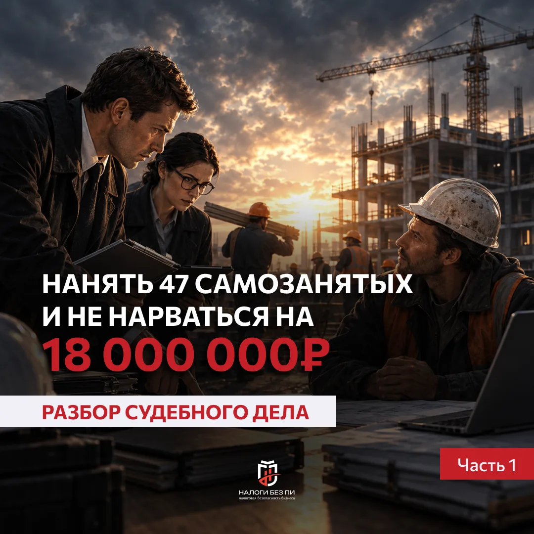 ​Можно ли нанять 47 самозанятых и не нарваться на 18 млн?