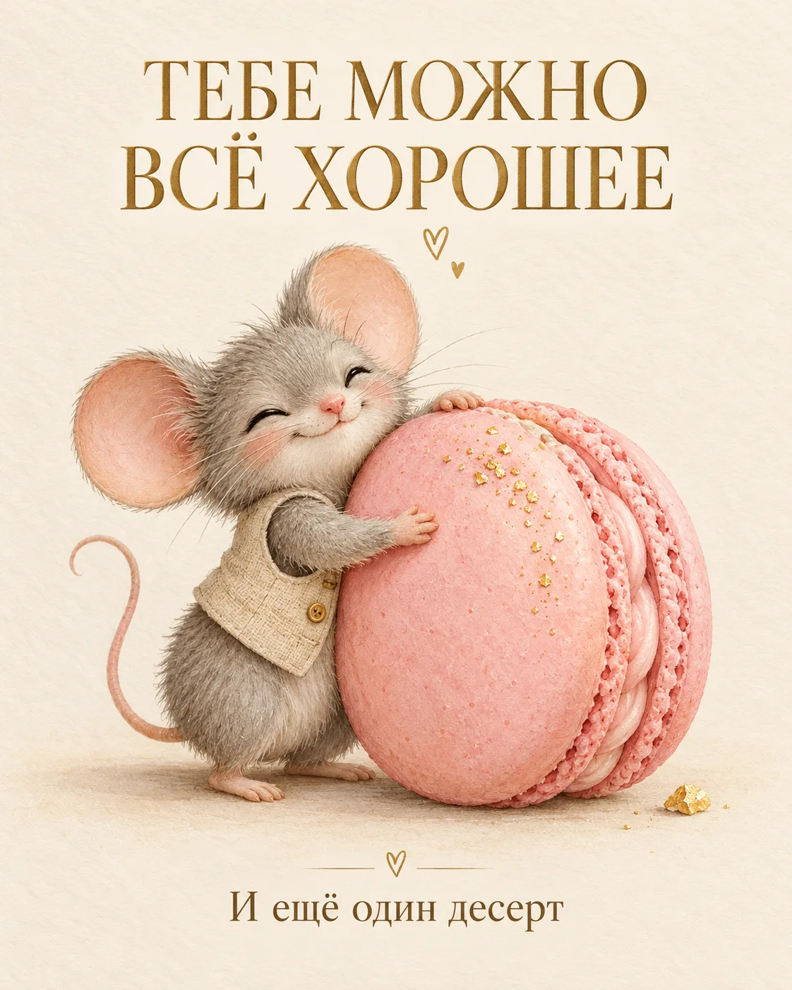 🍰 Маленькие радости не считаются калориями! Особенно если десерт съеден с удовольствие...