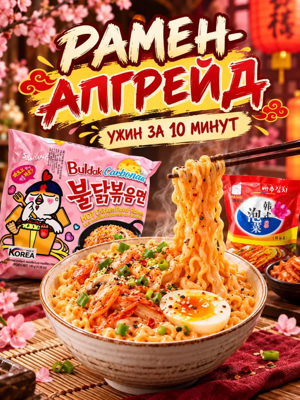 🍜 Понедельник спасён: готовим рамен с апгрейдом!
