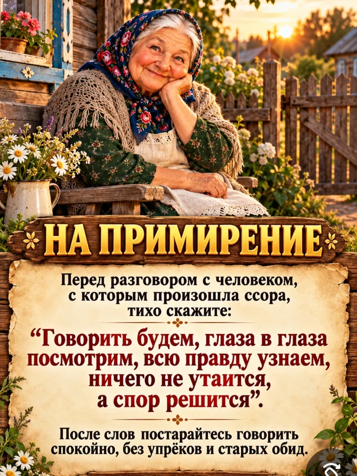 🤝 НА ПРИМИРЕНИЕ